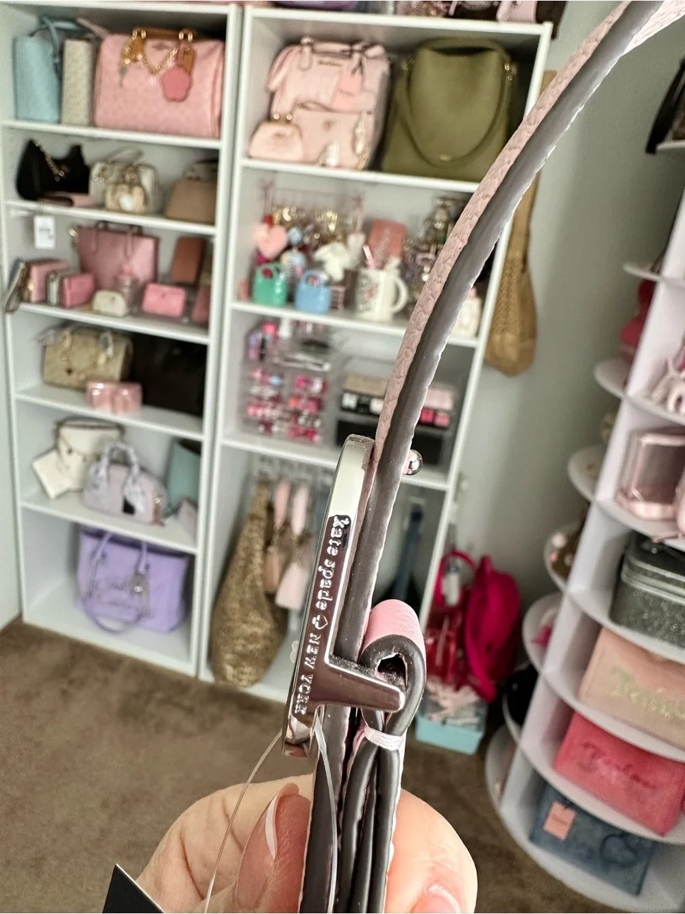 ♠️ New! ~ KATE SPADE SMALL 454 SHOULDER BAG + WALLET (TUTU PINK)
